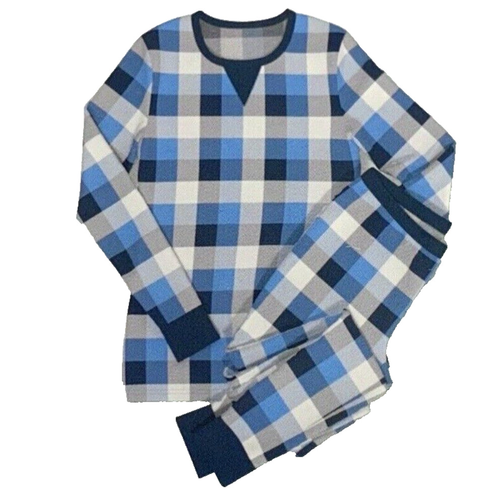 Family Sleep Toddler 18 Mo. Blue Buffalo Plaid 2‎ pc Hanukkah Holiday Pajama Set
